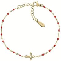 Armband Amen Acciaio in Stahl Zircone ACBRCRSMGR